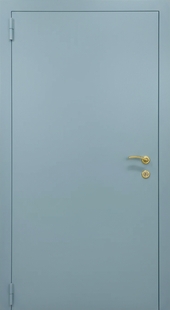 Металлическая квартирная дверь с порошковым напылением RAL 5023